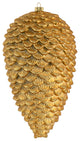 Vickerman N187333D 10" Copper Gold Matte Glitter Pinecone Christmas Ornament