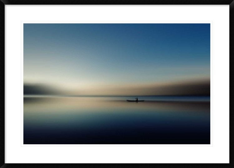 "Alone In Somewhere" Framed Digital Print by Cie Shin, 38x27"