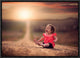 "Feelin Good" Framed Canvas Giclee by Jake Olson, 17x12"