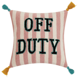 Off Duty W/Tassels Hook Pillow