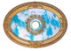 Artistry Lighting, Oval 43"x32" Antique Gold Ceiling Medallion (ART0811-F-021)