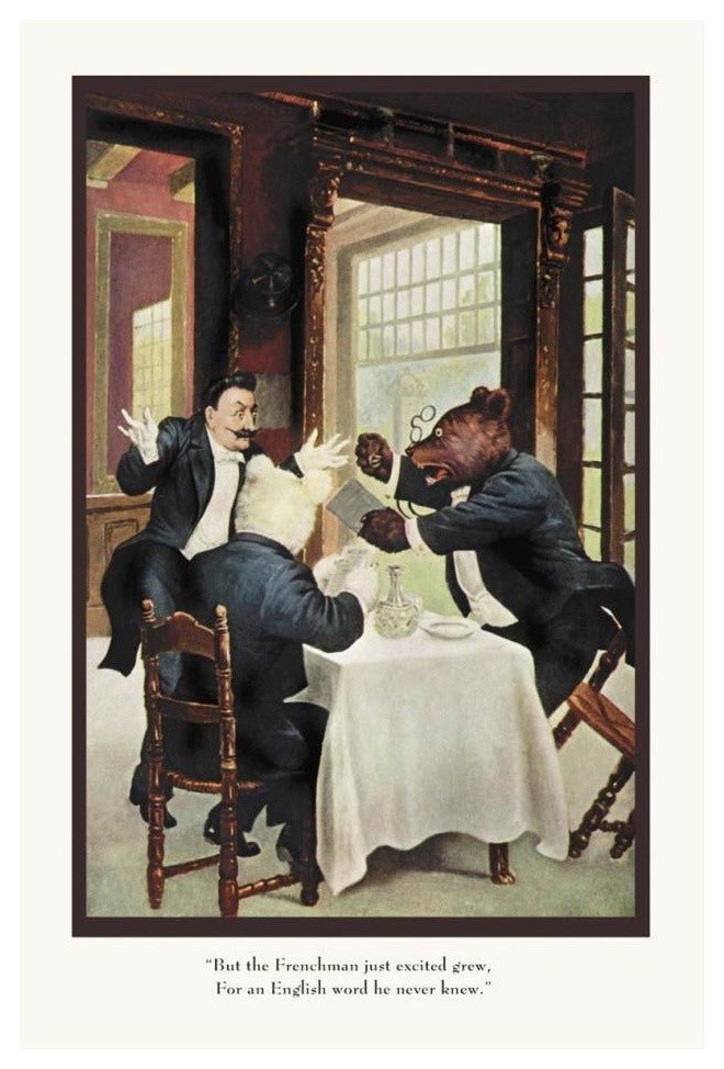 "Teddy Roosevelt's Bears: The Frenchman" Paper Print by R.K. Culver, 26"x38"