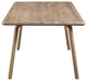 First of A Kind Malibu Dining Table White Oak
