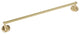 500 Series Wall Mounted Towel Bar, Satin Brass