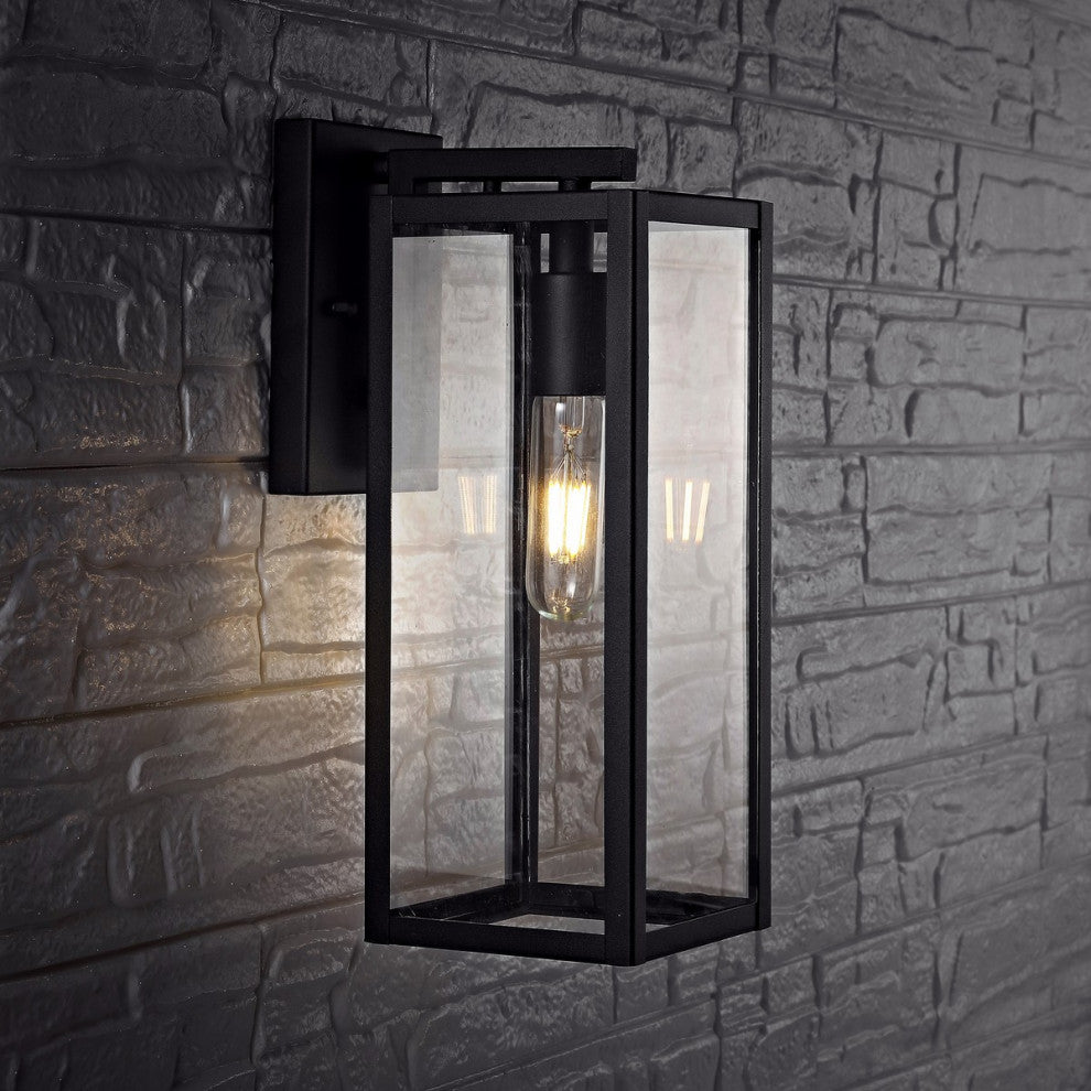 Safavieh Norsan Outdoor Wall Lantern Black