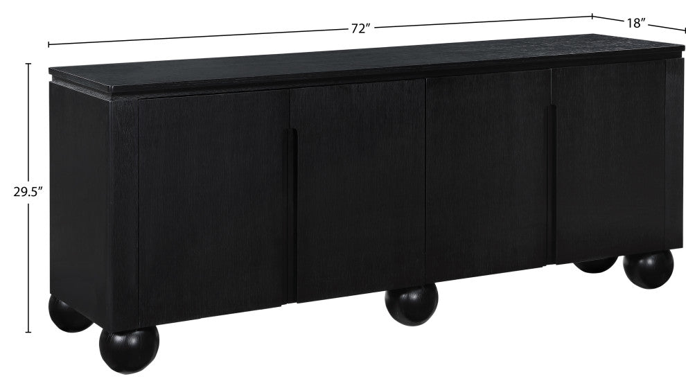 Cardiff Sideboard/Buffet, Black