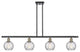 Innovations 516-4I-BAB-G1215-6 4 Light Island Light, Black Antique Brass