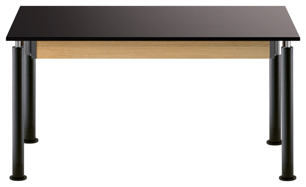 NPS Signature Science Lab Table, Black, 30 x 60, Chemical Resistant Top