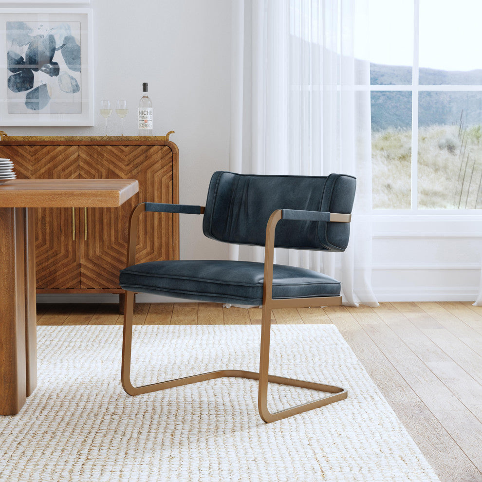 Fonda Dining Chair, Blue