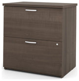 Pemberly Row Contemporary 29" Lateral File Cabinet in Antigua