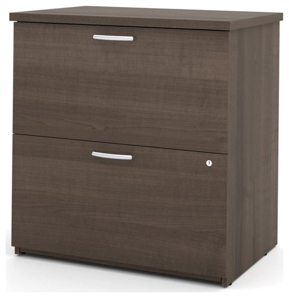 Pemberly Row Contemporary 29" Lateral File Cabinet in Antigua