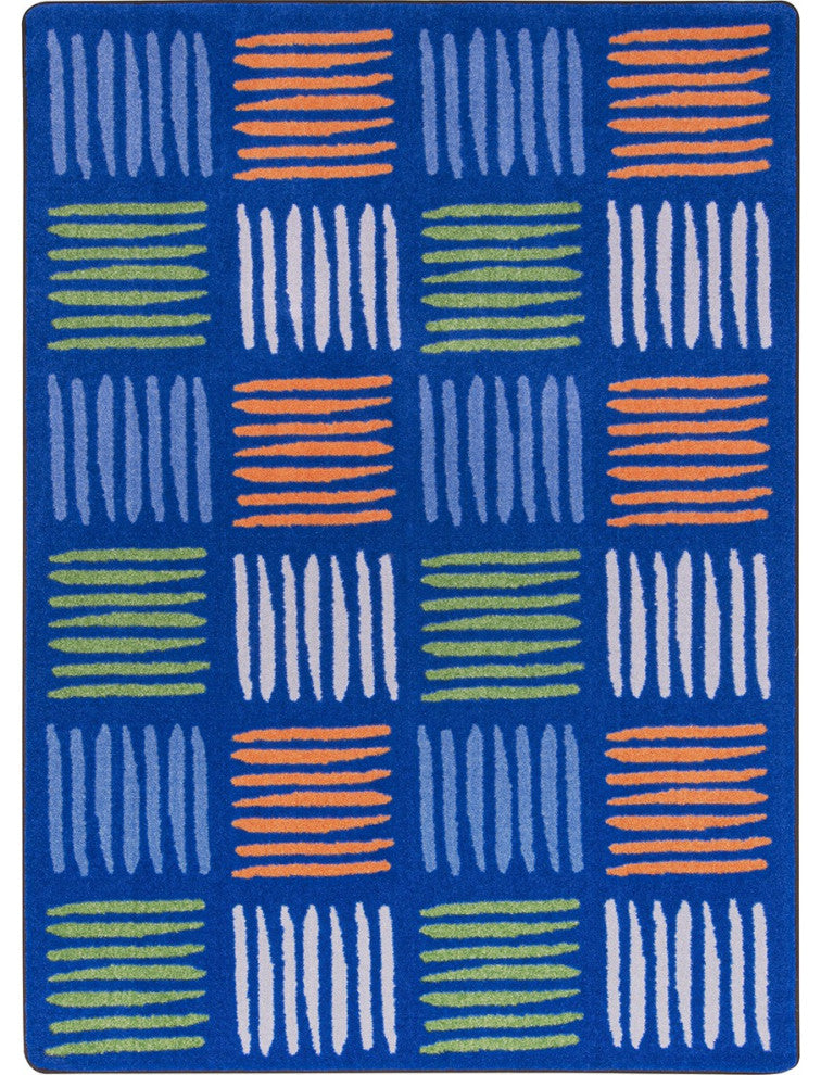 Right Turn 7'8" X 10'9" Area Rug, Color Multi