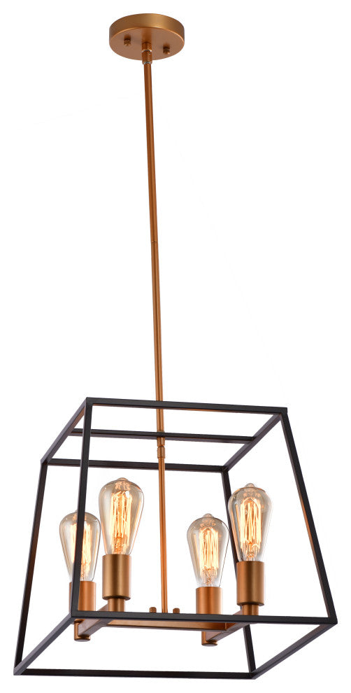 Lazzur Aisne 4 Light 15" Matte Oil Rubbed Bronze Pendant