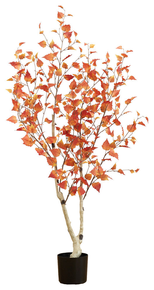 5ft. Autumn Birch Artificial Fall Tree