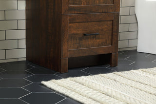 Home Living 19" Farmhouse Expresso-Light Bathroom Vanity