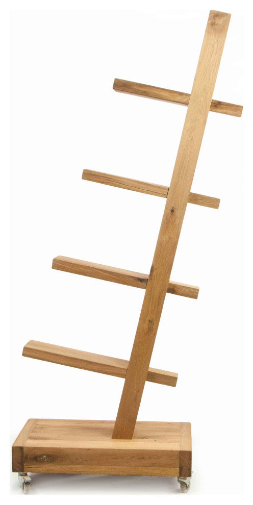 Solid Wood Bookshelf 49"x18"x85"