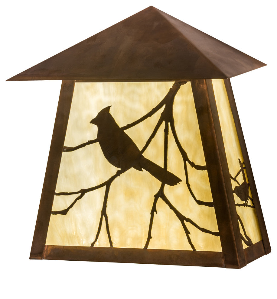 12 Wide Stillwater Song Bird Wall Sconce