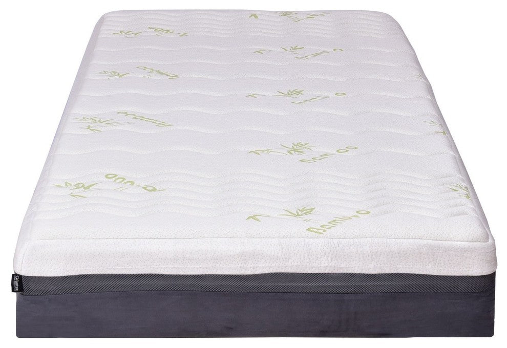 Five Size 10" Memory Foam Bamboo Fiber Mattress