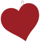 Decorative Hanging Silhouette, Heart