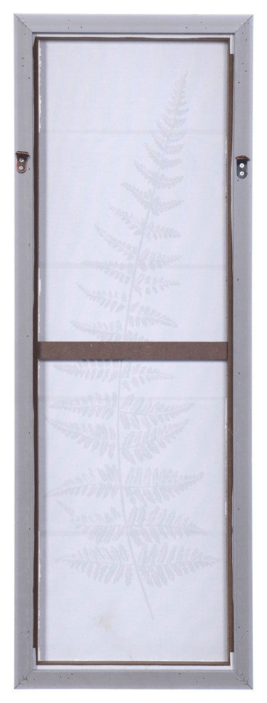 Printed Canvas With Silver Stamp With White Outer Frame