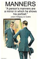 Manners - Fine Art Giclee Print 24" x 36"