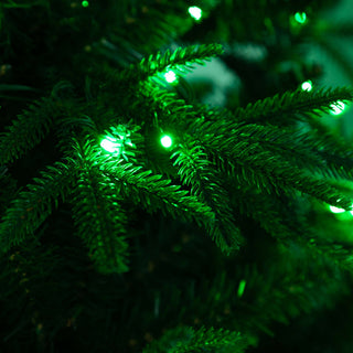 7ft. Pre-Lit Artificial Edmonton Fir Light Show Memory Shape Christmas Tree