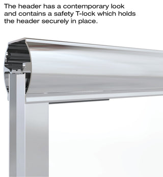 Miseno MSDFVR48526512 Forever 65-1/2"H x 48"-52"W Sliding Framed - Oil Rubbed