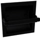 Regal Recessed Toilet Tissue Holder, Matte Black