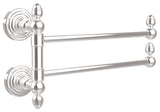 Waverly Place 2 Swing Arm Towel Rail, Polished Chrome