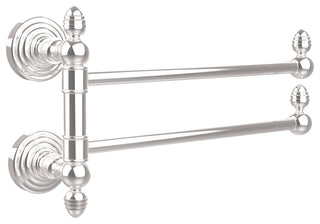 Waverly Place 2 Swing Arm Towel Rail, Polished Chrome