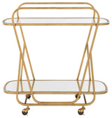 Uttermost Swain Brass Serving Cart