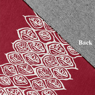 Cowry Stack Rug, Red, 4'x6'