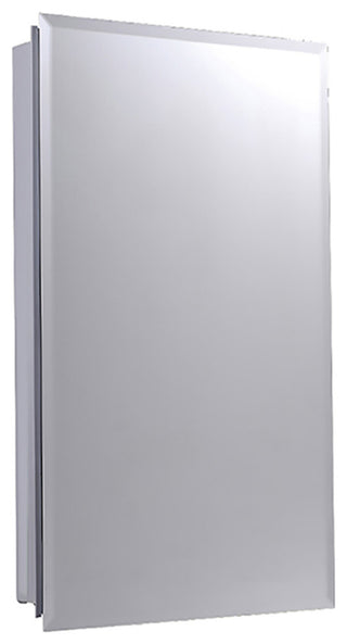 Euroline Medicine Cabinet, 18"x36", Beveled Edge, Surface Mounted