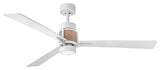 Hinkley Atticus LED Smart Fan, Matte White, 56"