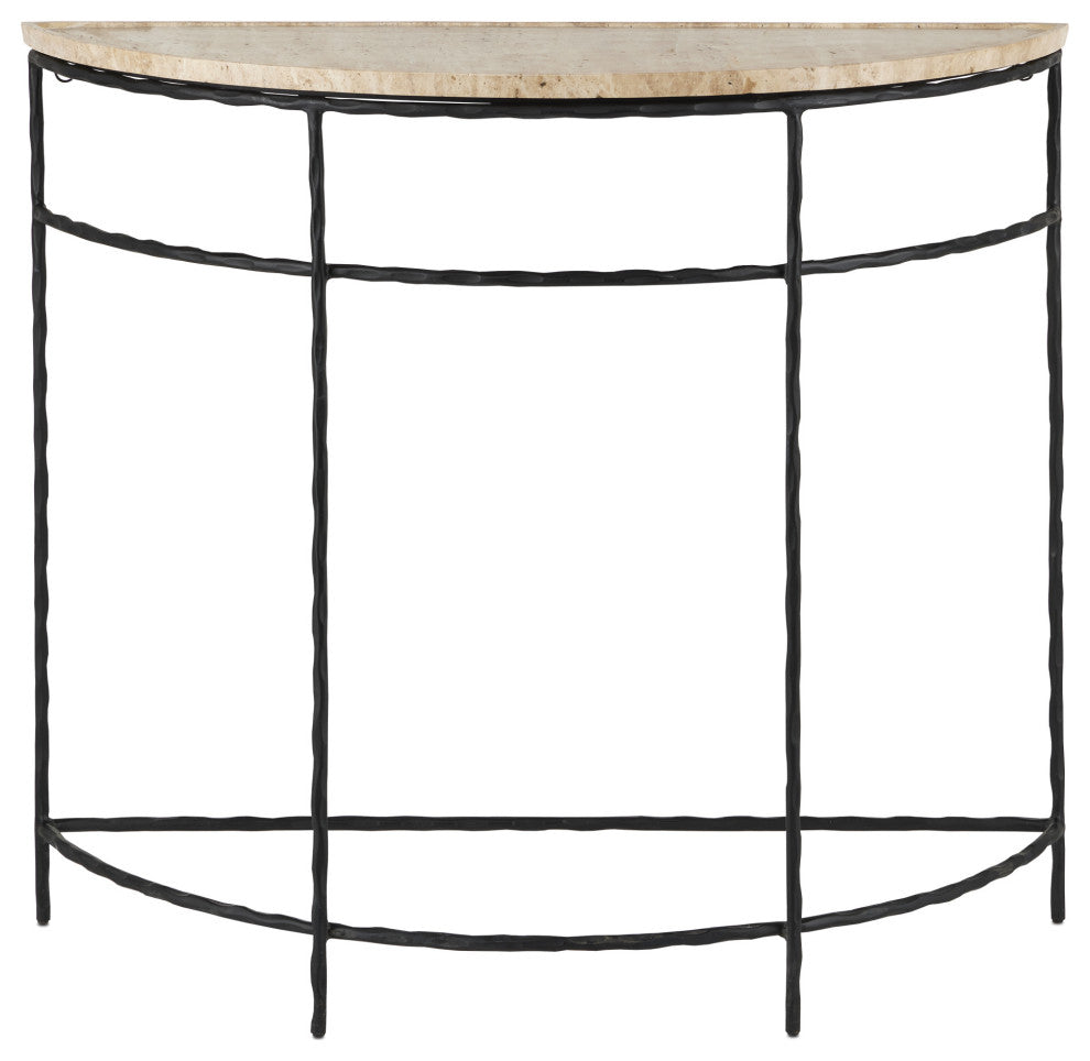 Boyles Travertine Demi-Lune