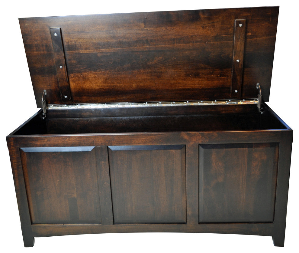 Raised Panel Solid Wood, Toy Chest, Hope Chest, Blanket Chest, Cedar Bottom