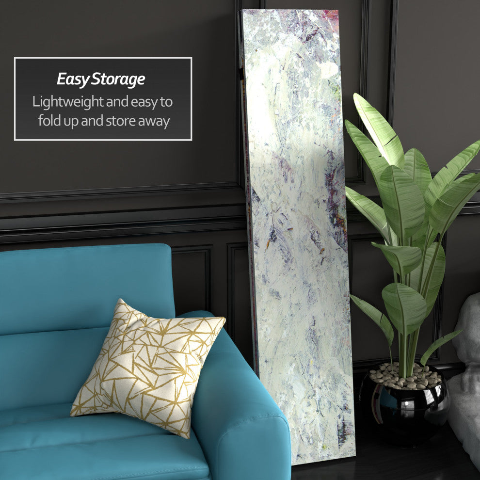 6' Tall Double Sided November Light Canvas Room Divider
