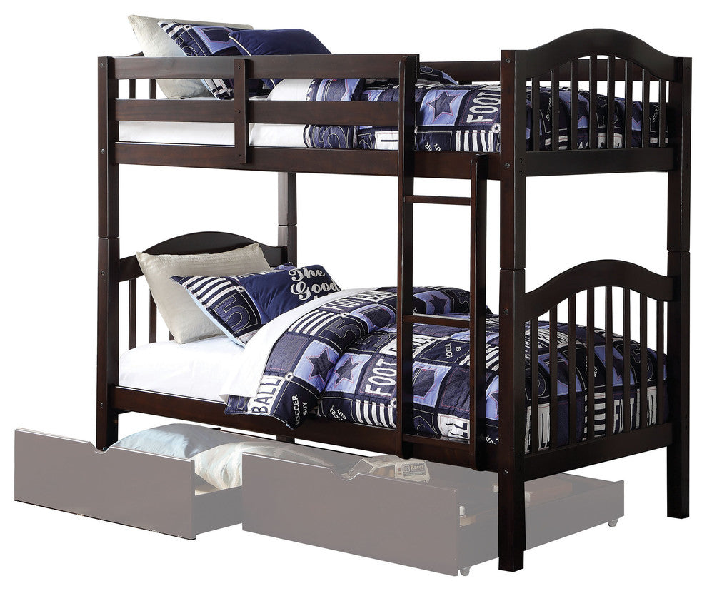 Acme Heartland Twin/Twin Bunk Bed Espresso