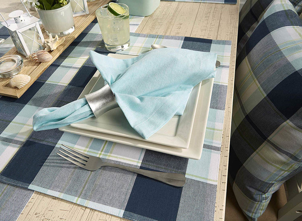 Lake Plaid Placemat, Set of 4