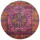Ahgly Company Indoor Round Mid-Century Modern Area Rugs, 6' Round