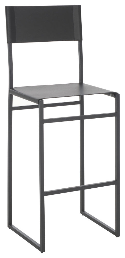 Safavieh Layne Barstool, Black, Black