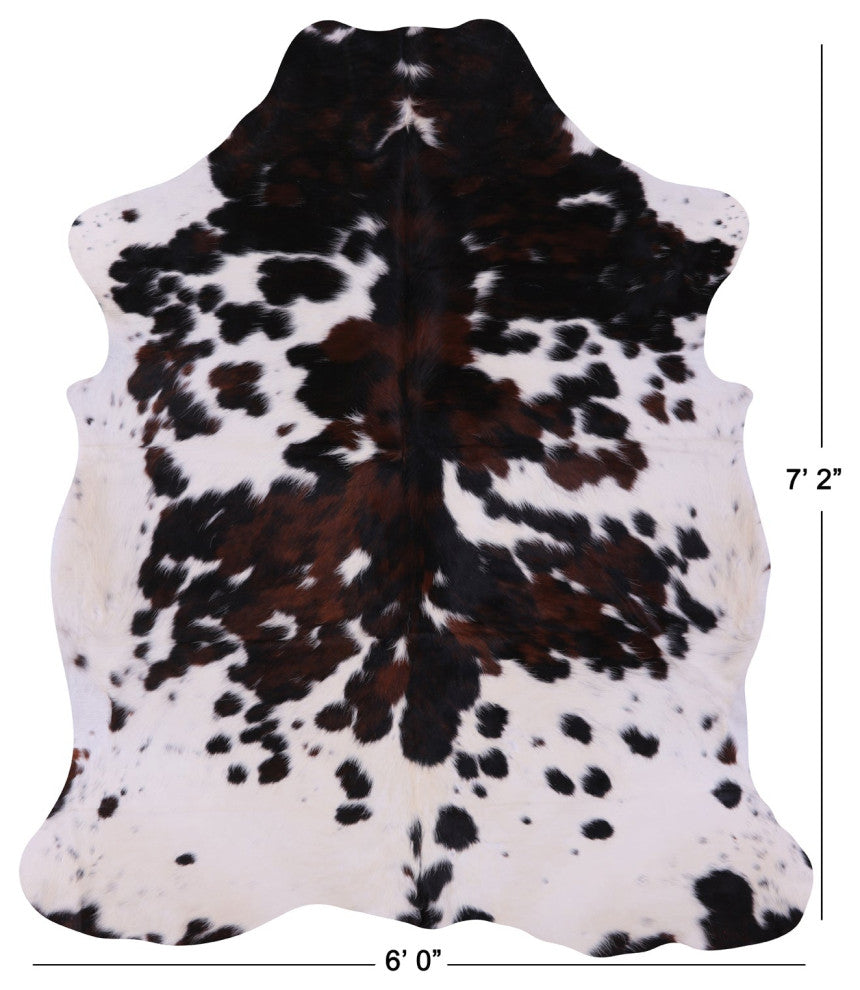 Natural Cowhide Rug 7' 2" X 6' 0" C1569