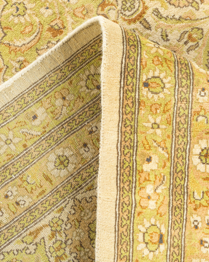 Mogul, One-of-a-Kind Hand-Knotted Area Rug Ivory, 6' 1" x 9' 2"