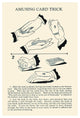 "Amusing Card Trick" Digital Paper Print by Retromagic, 22"x32"