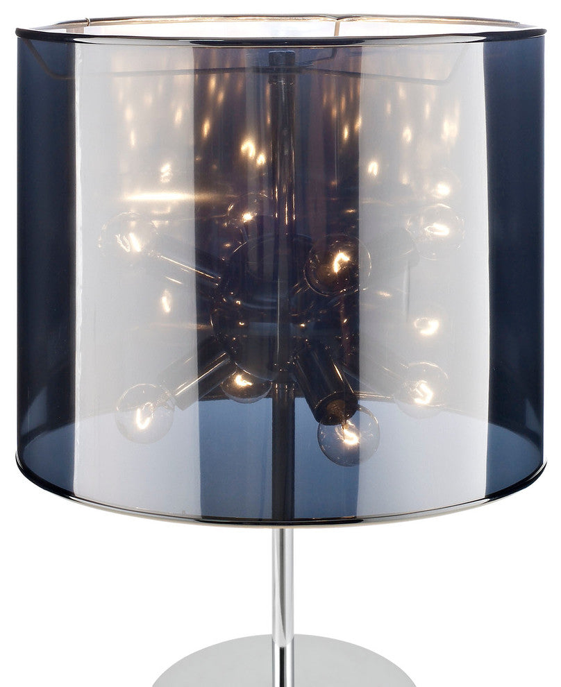 Modern Contemporary Living Room Table Lamp Silver