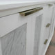 61" Double Sink Vanity, White Finish With Engineered Stone Top And Oval Sink