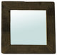 Dark Brown Reclaimed Wood Wall Mirror