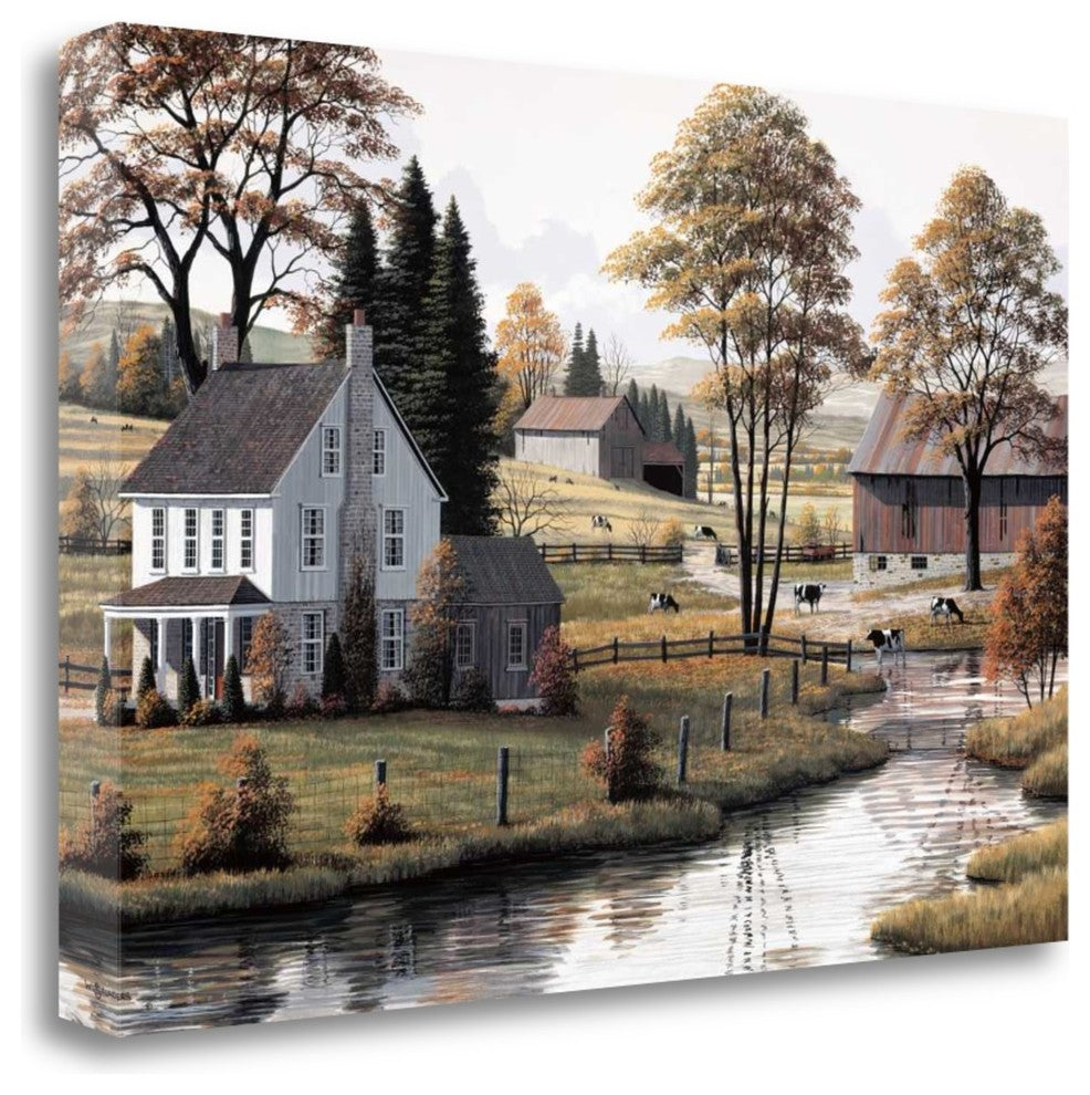 "Autumn Grazing" By Bill Saunders, Giclee Print on Gallery Wrap Canvas