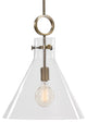 Uttermost Imbuto Funnel Glass 1 Light Pendant 21548