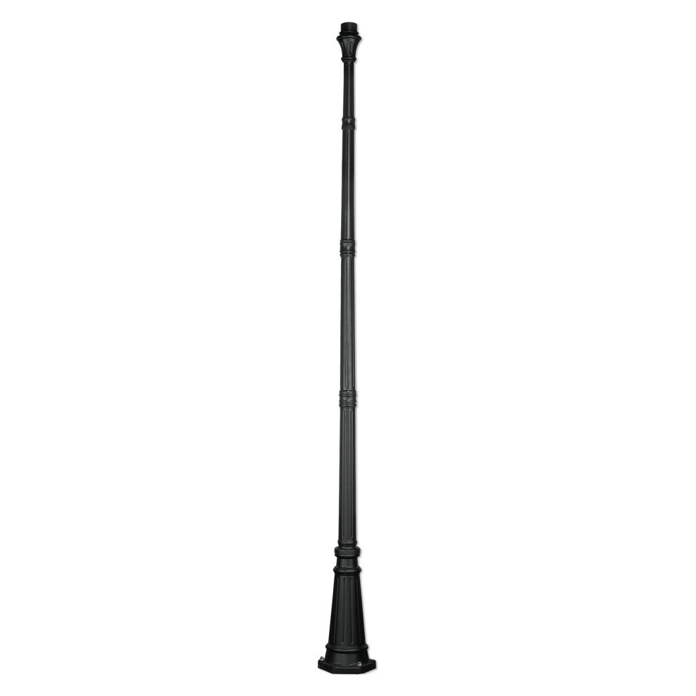 Textured Black 0 Outdoor Lamp Post